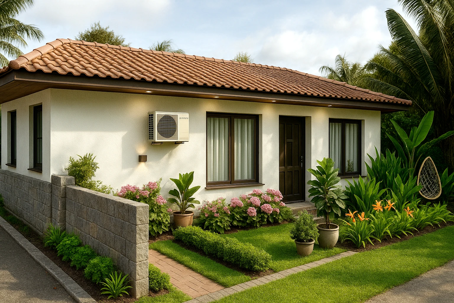 Premium cottage and farmhouse surrounded by lush greenery at Vaidik Greens Resort, Jhansi.